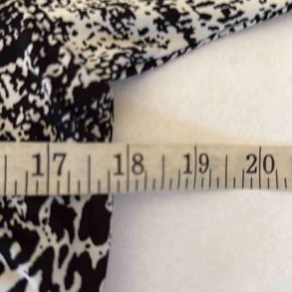AFRM Bette Long Sleeve Mini Dress Black/White Animal Print Size Small - Picture 9 of 13